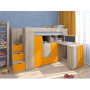 дуб сонома / оранжевый