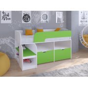 белый / салатовый