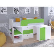 белый / салатовый