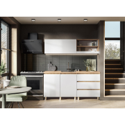 белый / дуб крафт золото