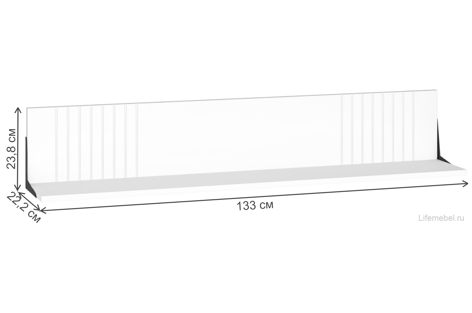 Модульная гостиная Вестра белый шагрень комплектация 3