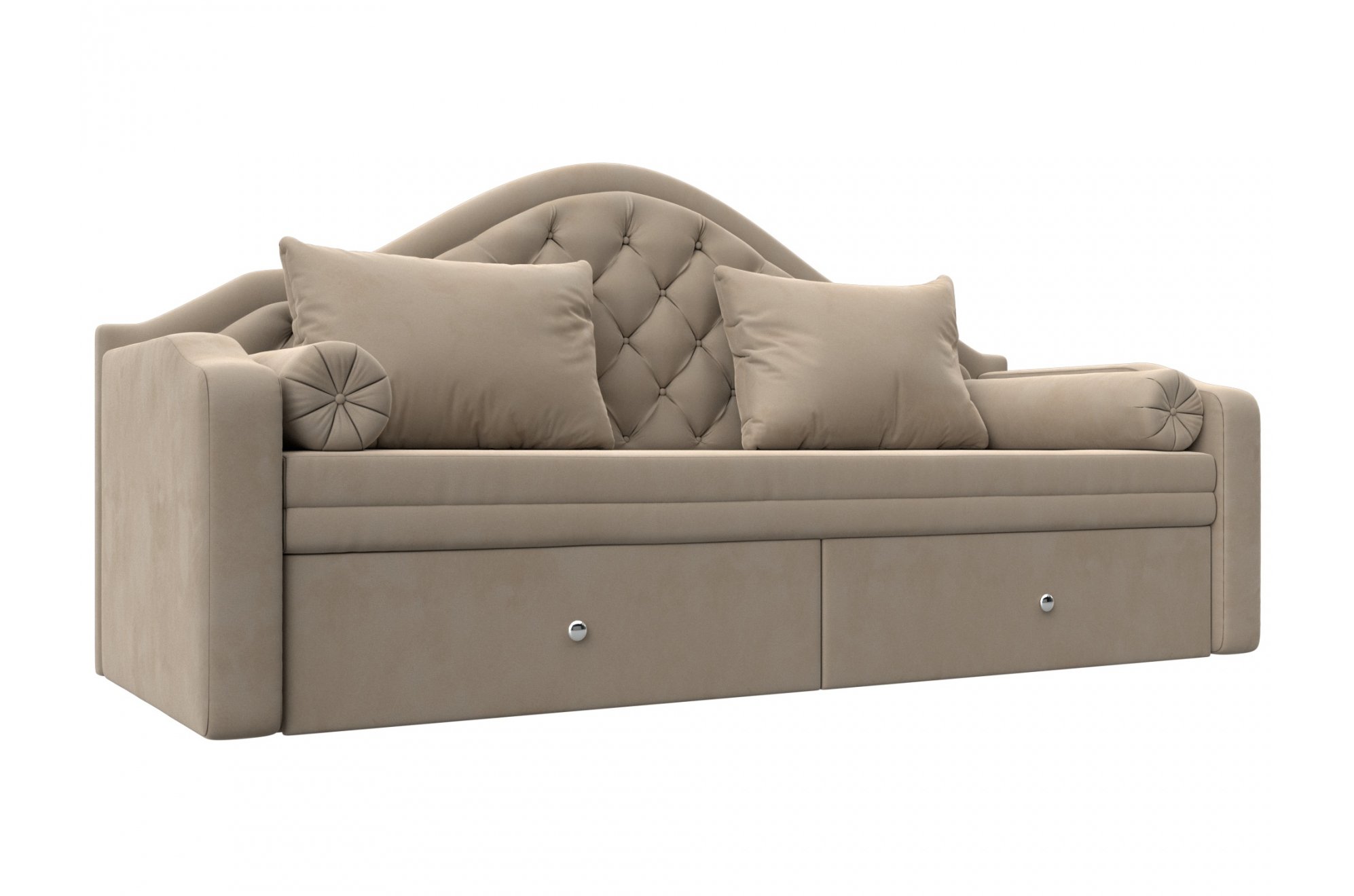 Диван детский Сойер велюр MR бежевый