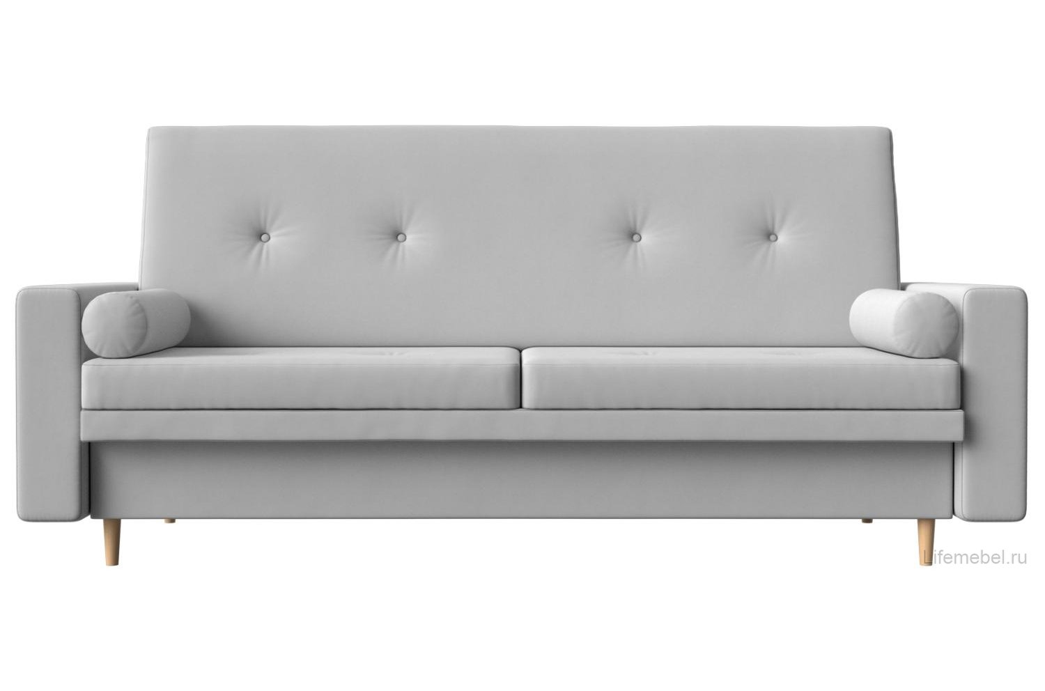 Диван прямой книжка Белфаст эко кожа белый