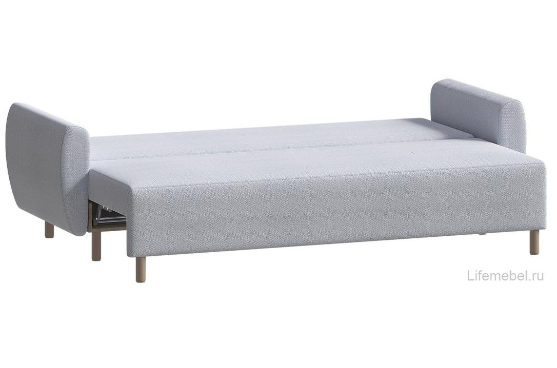 Диван Тулисия пастельно-голубая рогожка