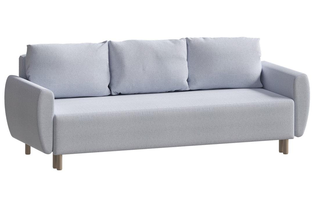 Диван Тулисия пастельно-голубая рогожка