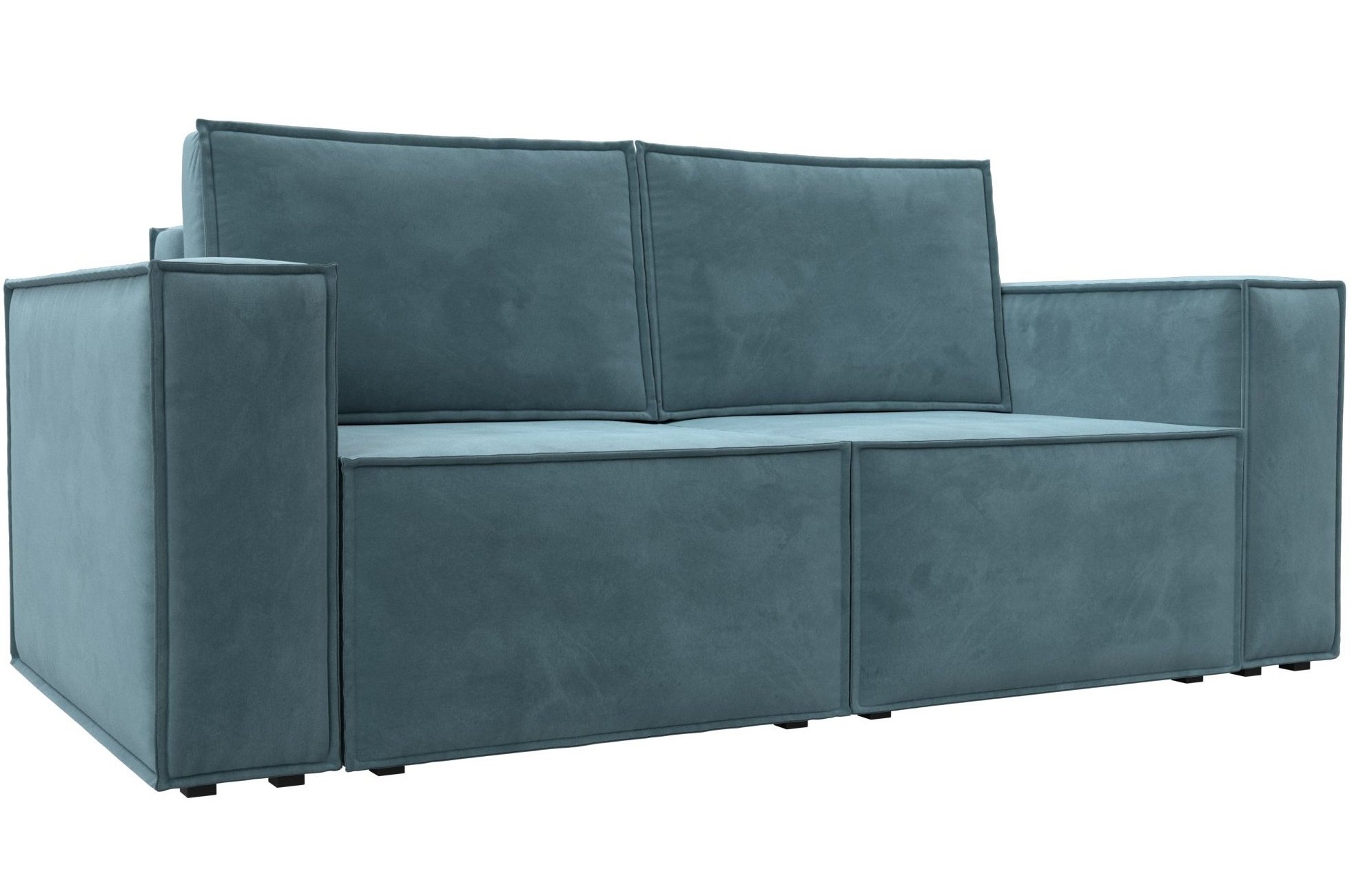 Диван Куба мини велюр бирюзовый