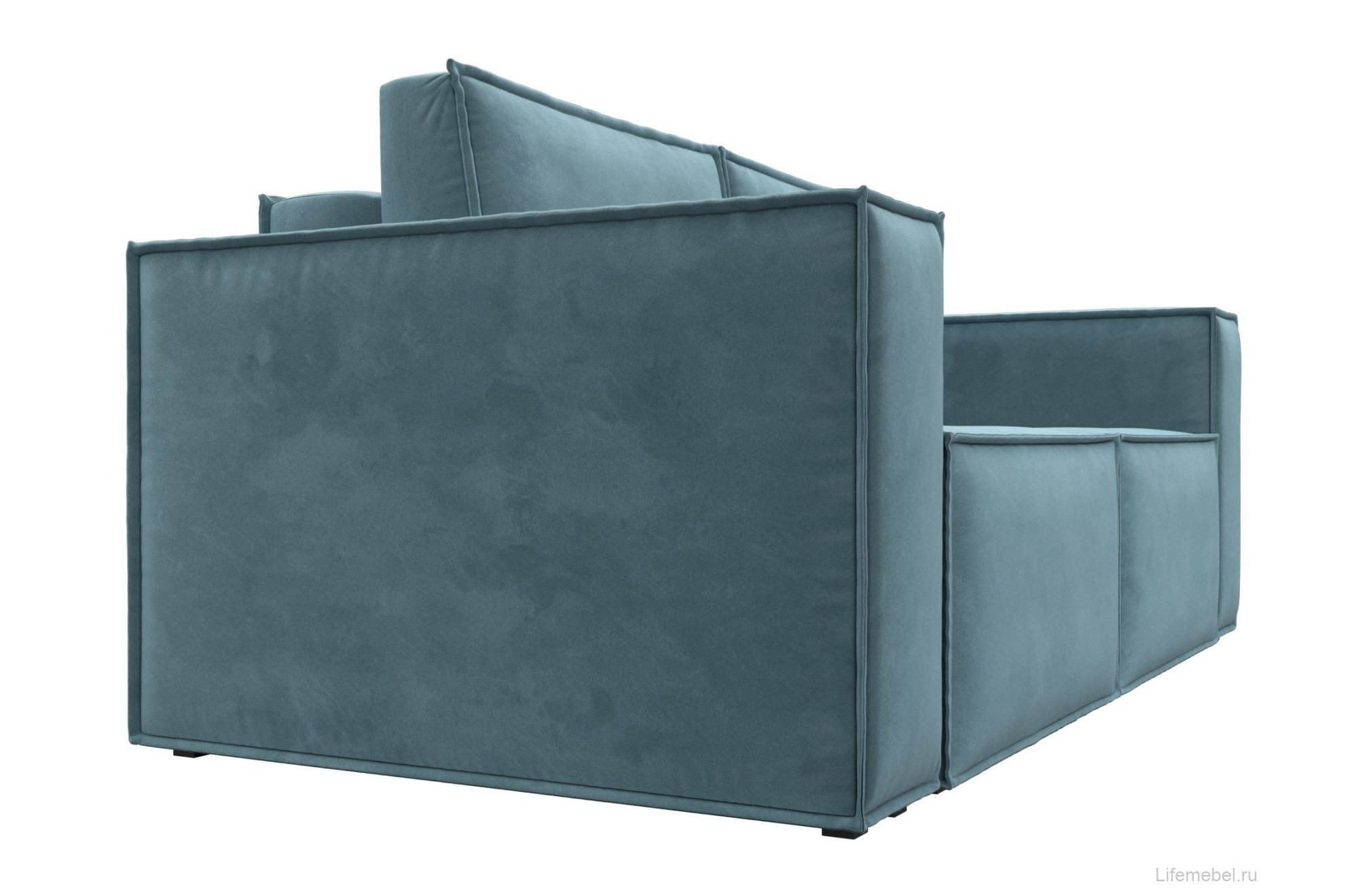 Диван Куба мини велюр бирюзовый