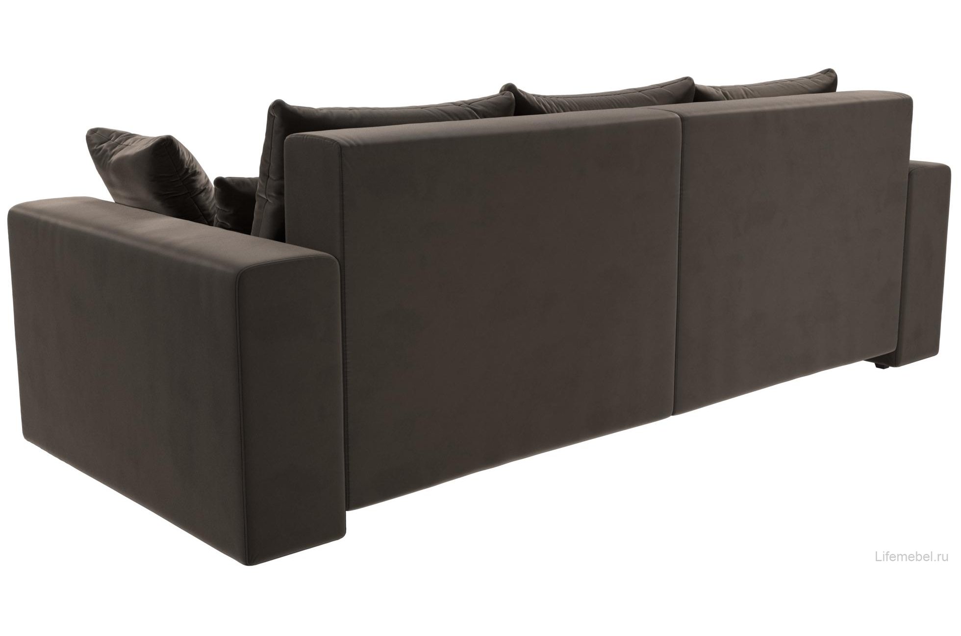 Диван Мэдисон велюр коричневый