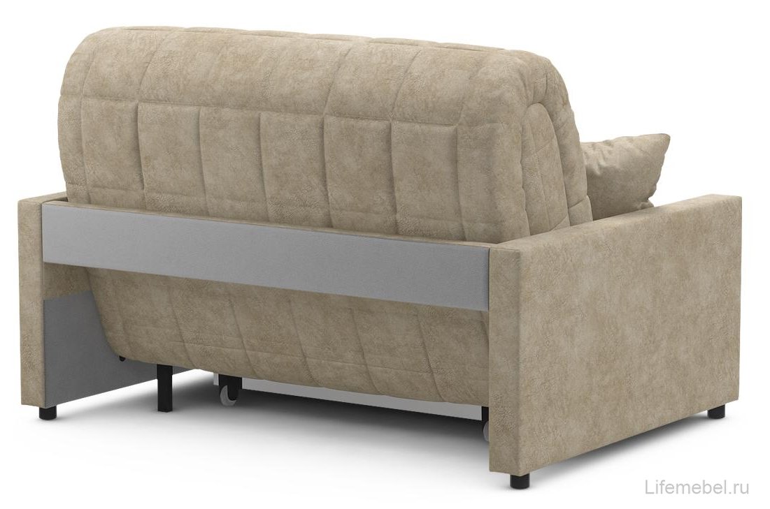 Диван Moon Family 134 велюр коричнево-бежевый 48-17