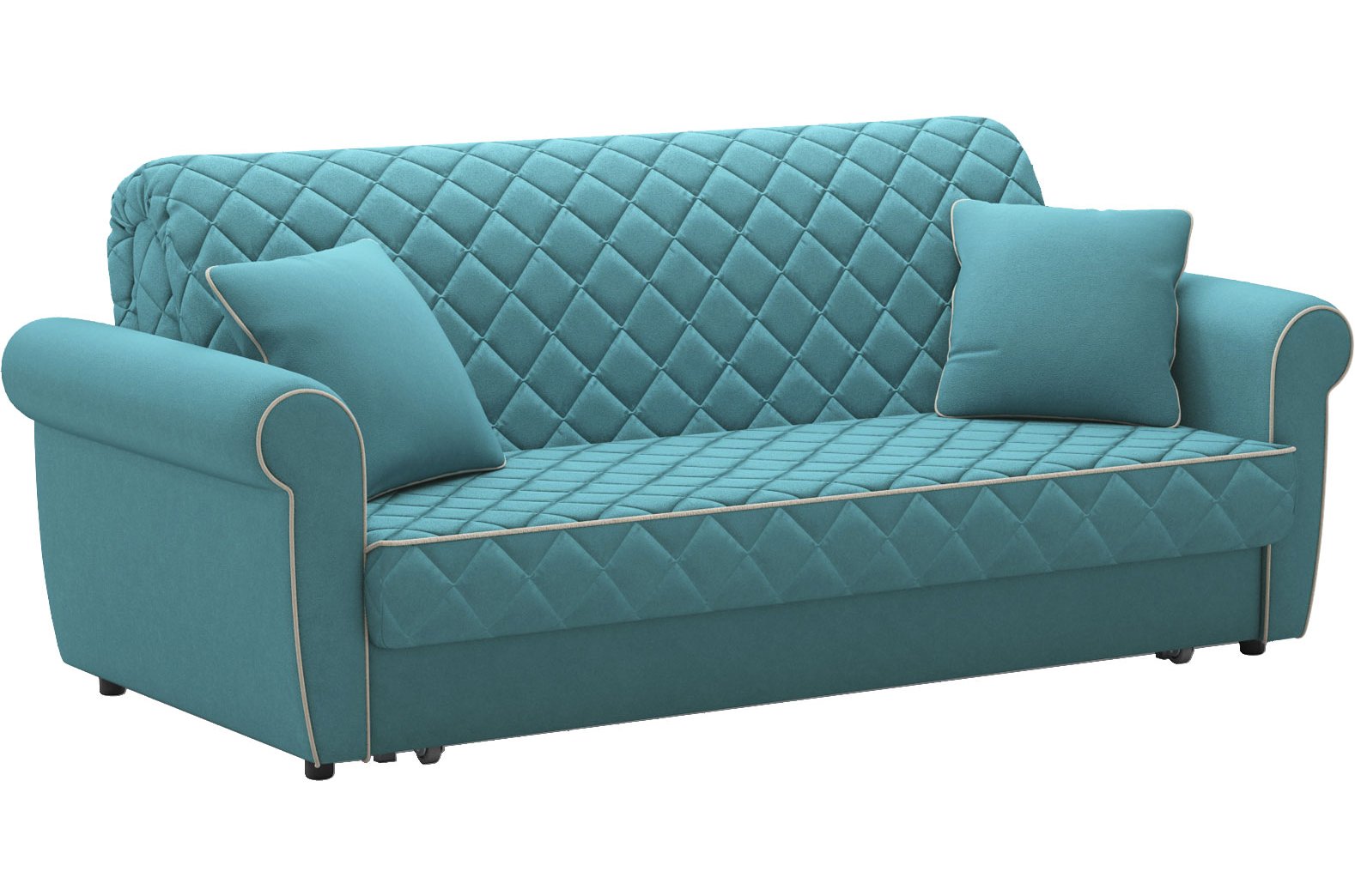 Диван Moon Family 123/Н30XLан+(2)65ан 002407 велюр бирюзовый 74-9