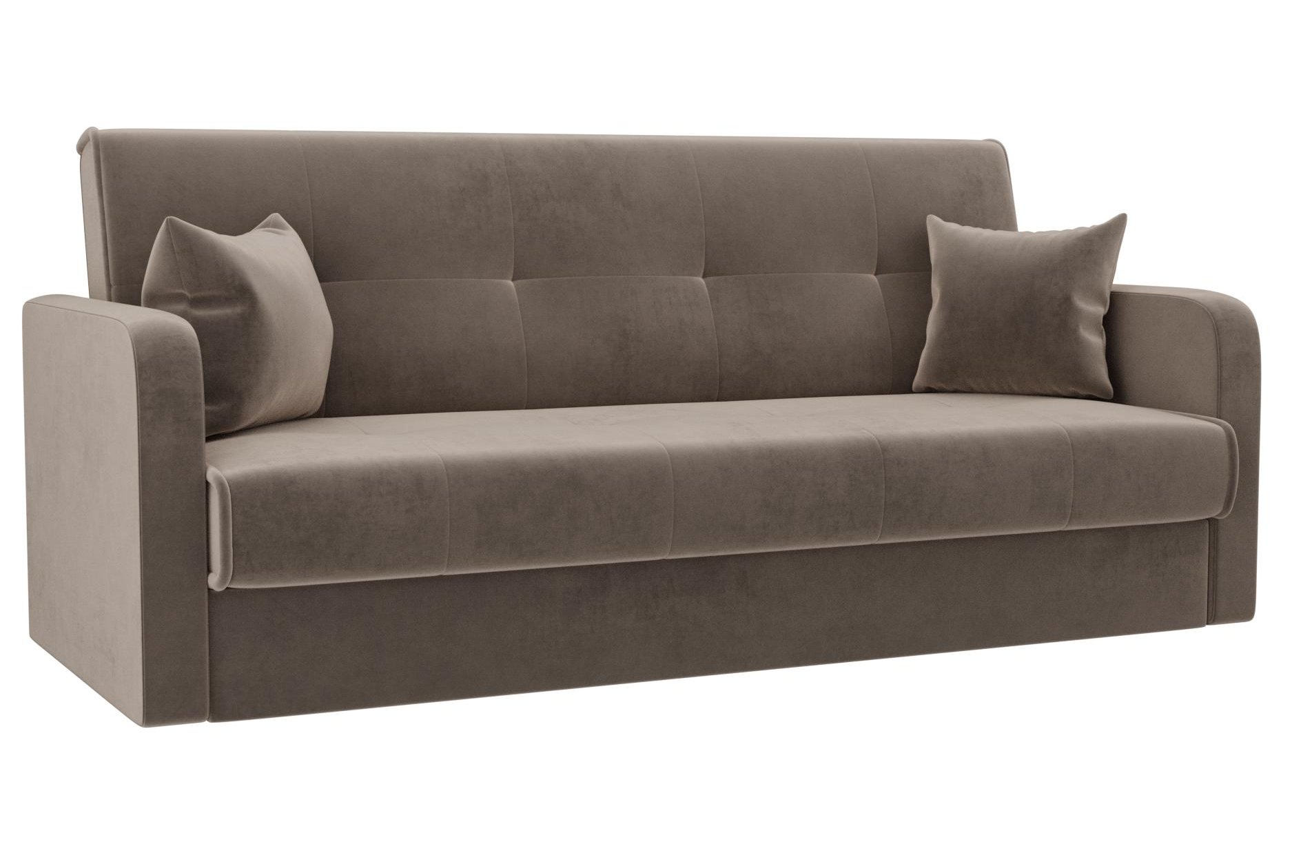 Диван Надежда велюр коричневый