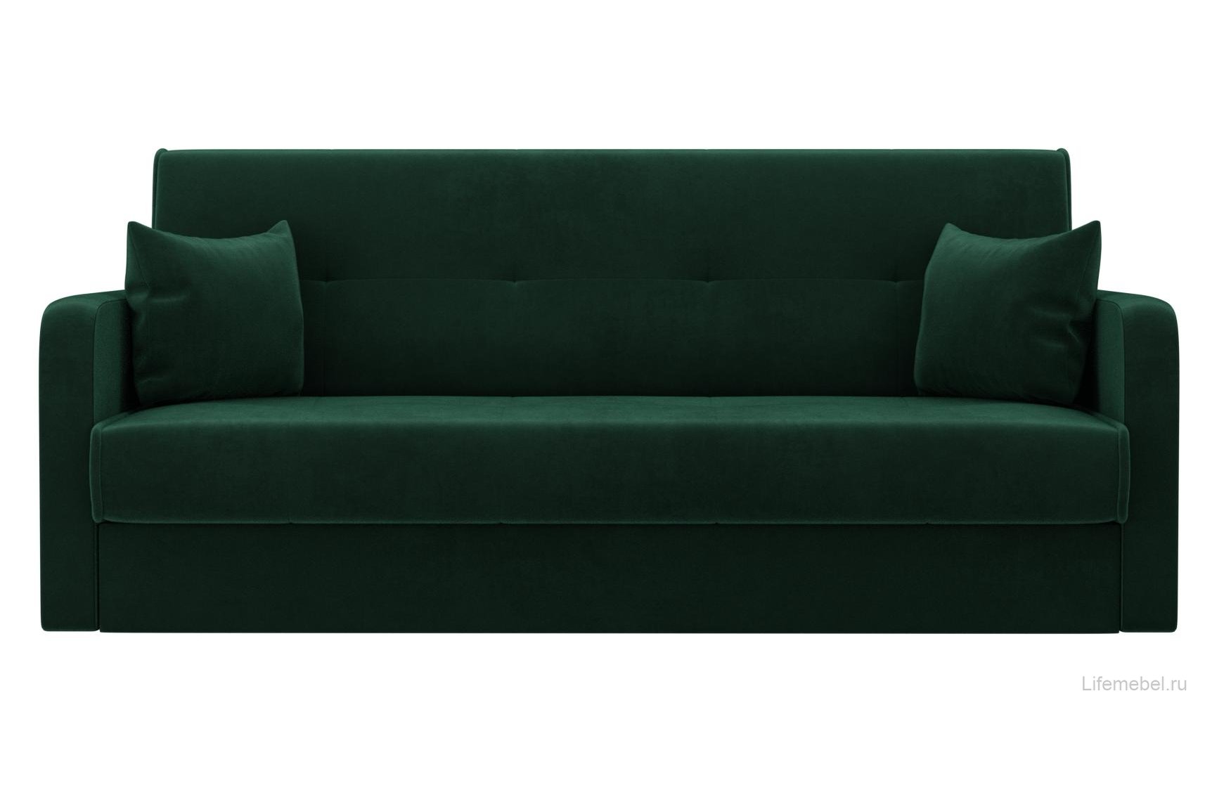 Диван Надежда велюр зеленый