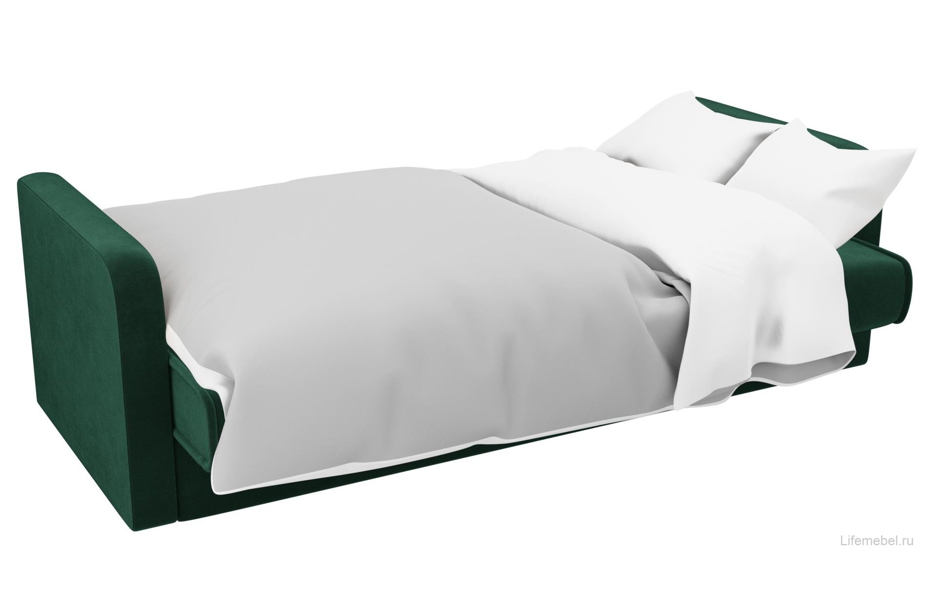 Диван Надежда велюр зеленый