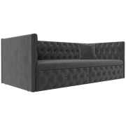 велюр серый