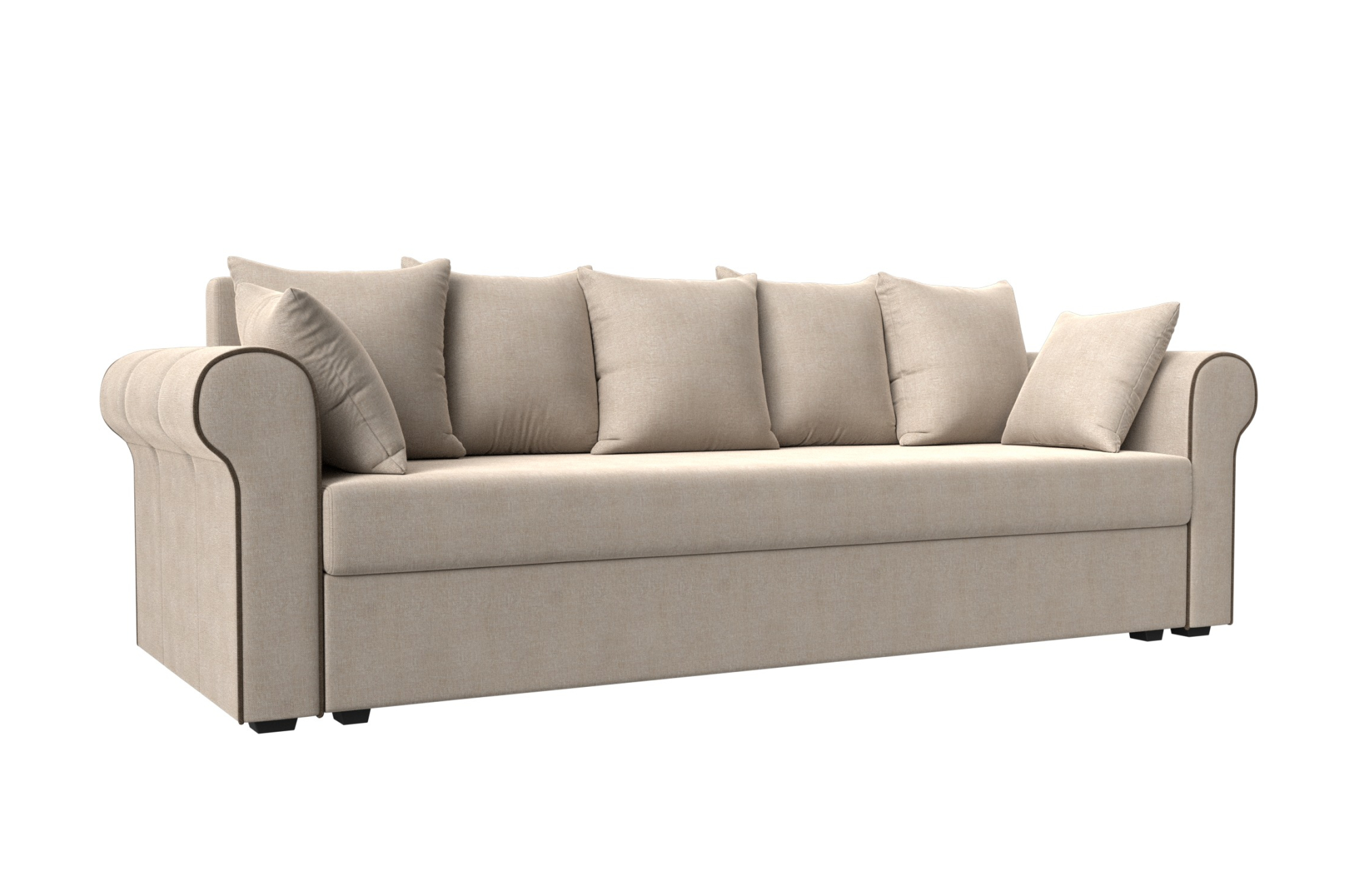 Диван Рейн бежевая рогожка