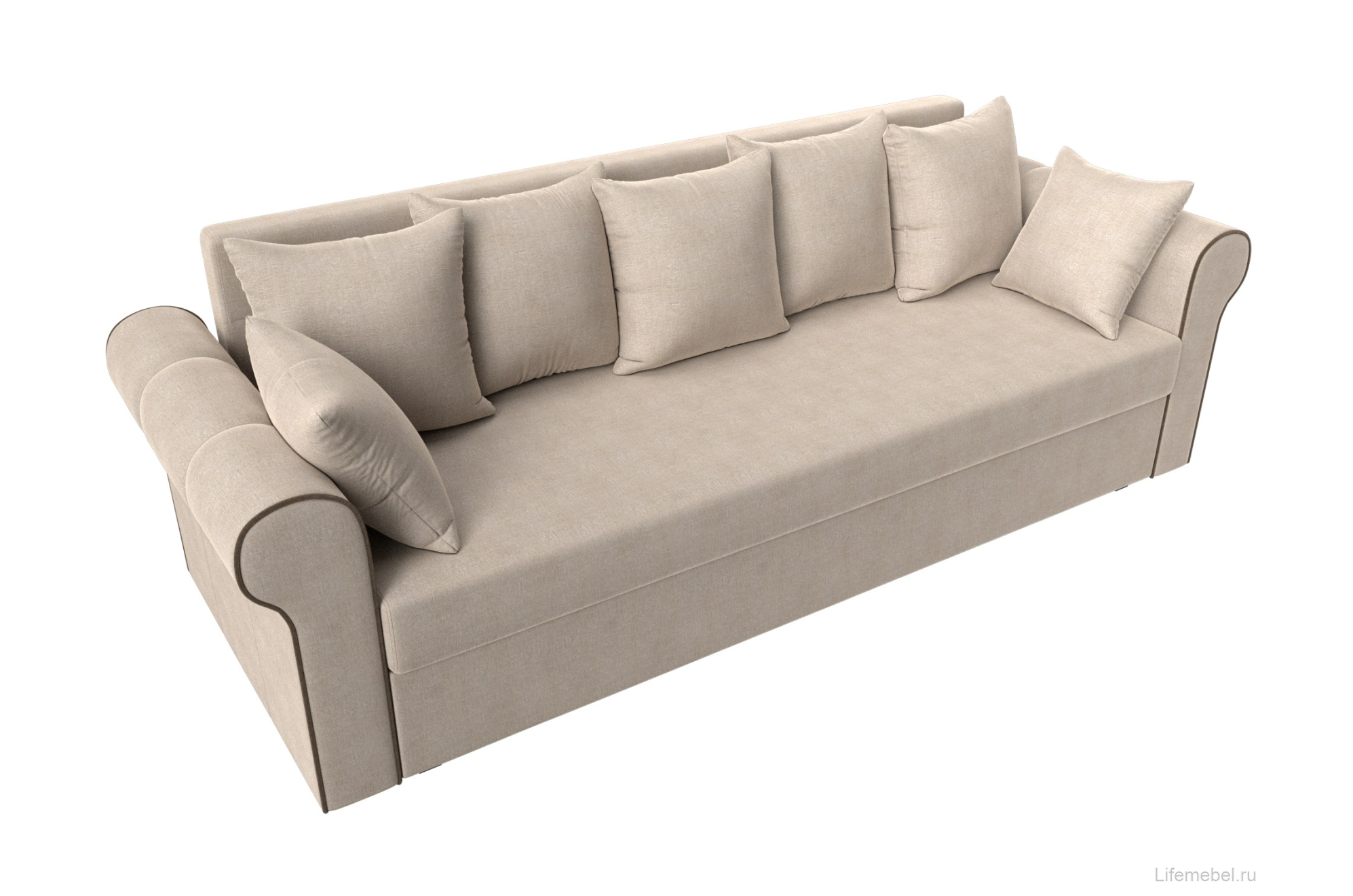 Диван Рейн бежевая рогожка