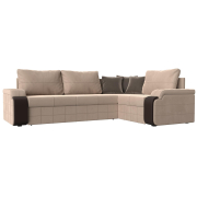 бежевый / коричневый / коричневый велюр / экокожа