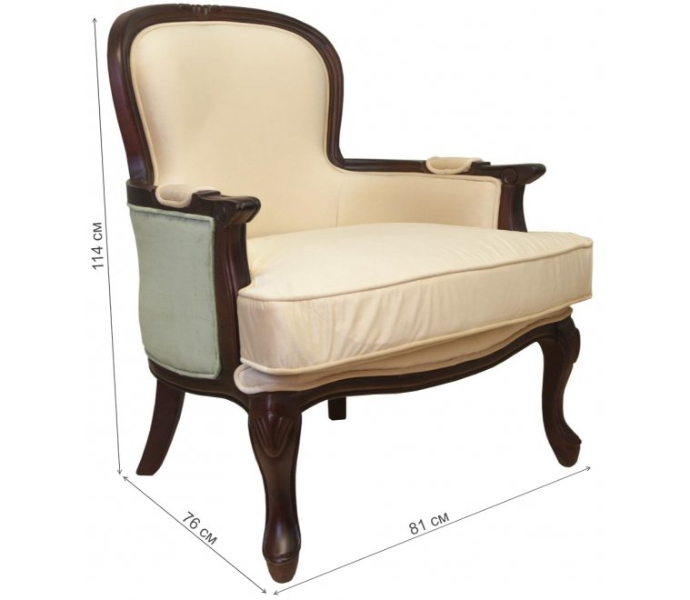 Кресло Diesta YF-1817-BG velvet Кресло Diesta YF-1817-BG velvet