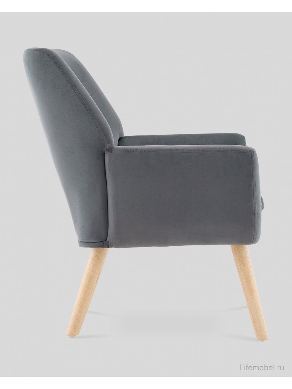 Кресло Райт серый