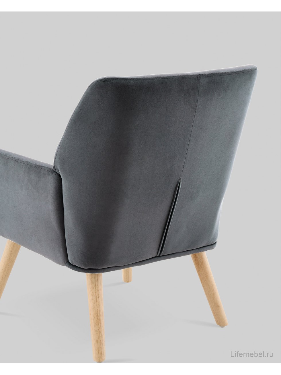 Кресло Райт серый