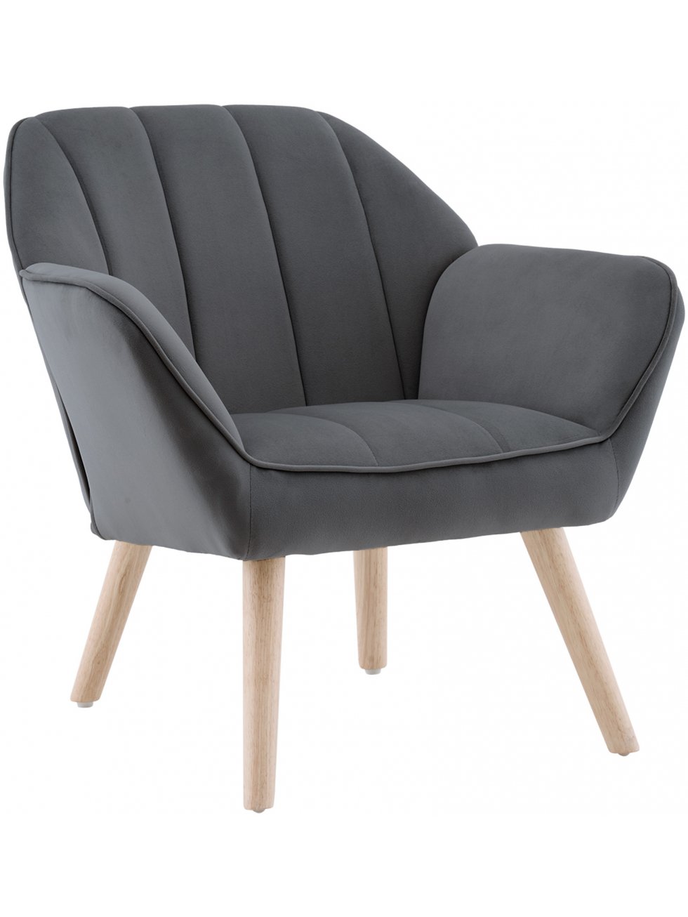 Кресло Руди серый