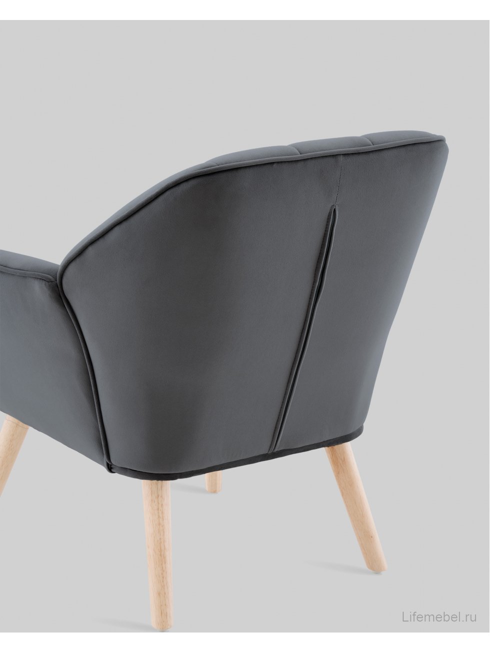 Кресло Руди серый