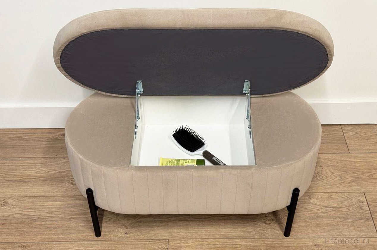 Пуф Винни капучино (велюр)