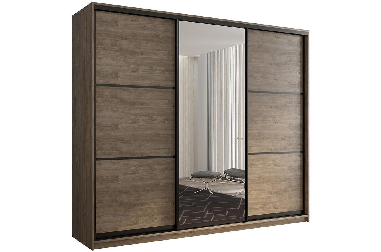 Шкаф-купе Кааппи 2 180х60 дуб харбор эспрессо