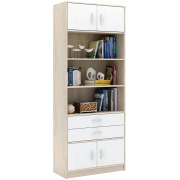 дуб сонома / белый