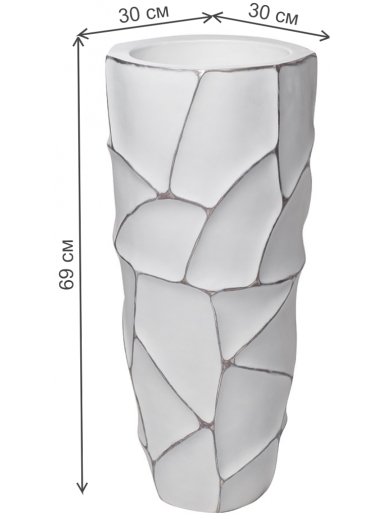 Цветочница ZSC872-27WH белая Цветочница ZSC872-27WH белая