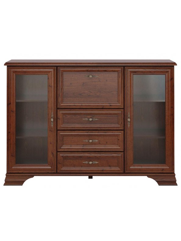 Витрина Кентаки KOM2W3S1B каштан