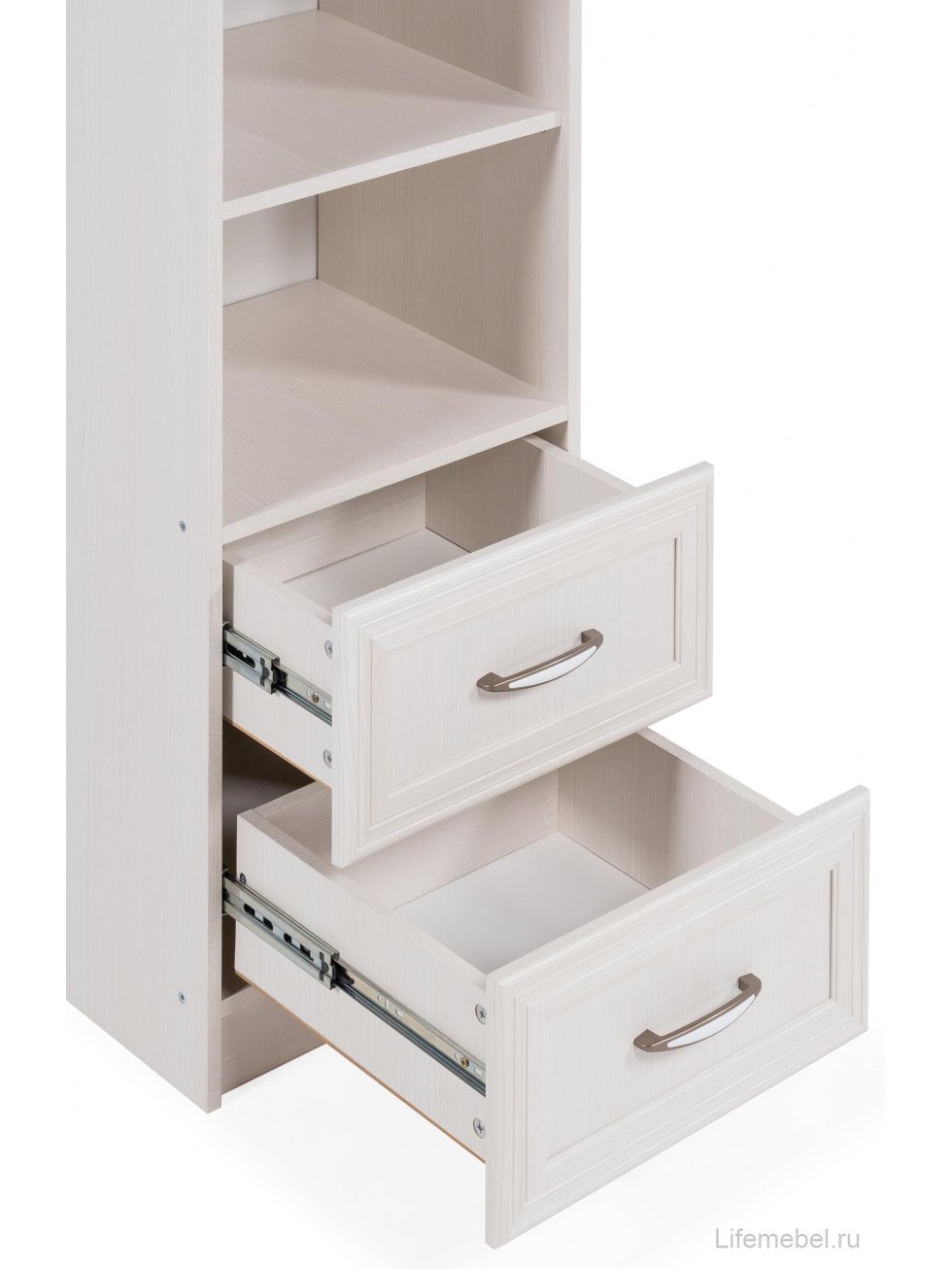 Шкаф-пенал Колибри бодега со стеклом