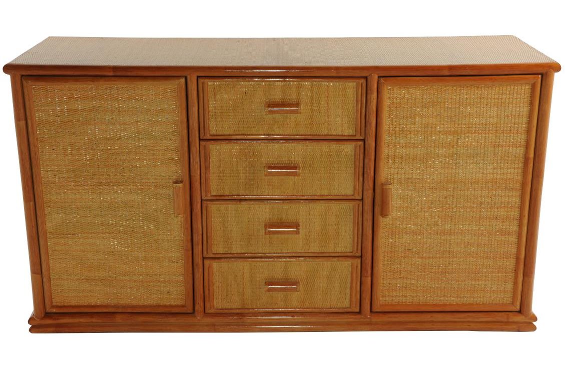 Комод Calamus Rotan 08/32 коньяк