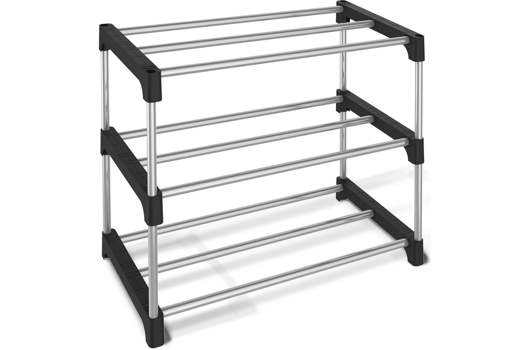 Обувница SHT-SR6 черная / хром лак