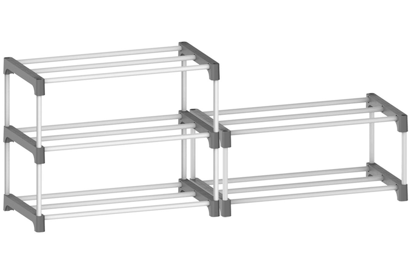 Обувница SHT-SR6-P/SR3-P серый / темно-серый