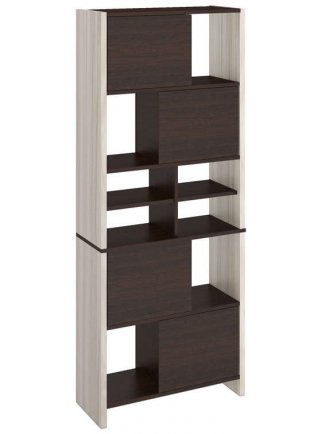 Стеллаж СТЛ-ЗВХ КВ карамель / венге