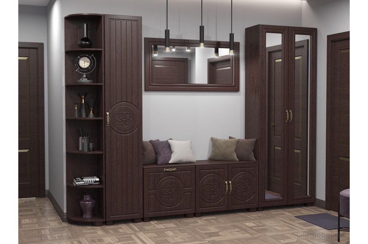 Тумба Монблан МБ-30К венге / орех шоколадный