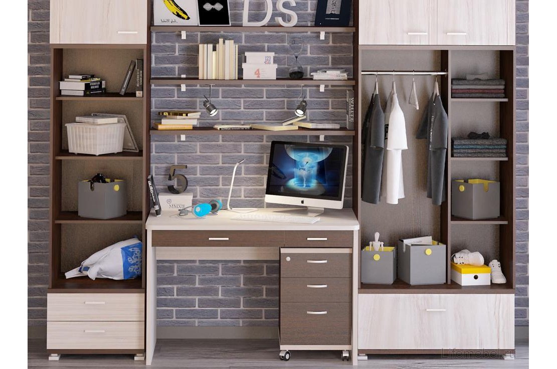 Тумба ТС-2 карамель / венге