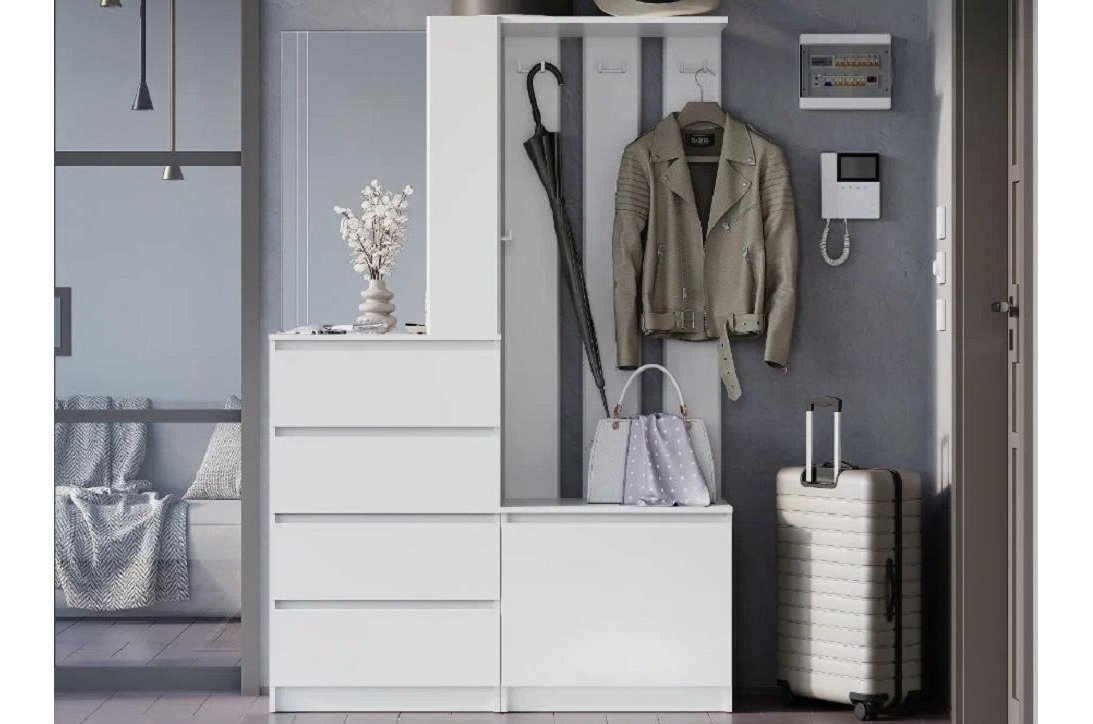 Готовая прихожая Симпл ПР-04 белый