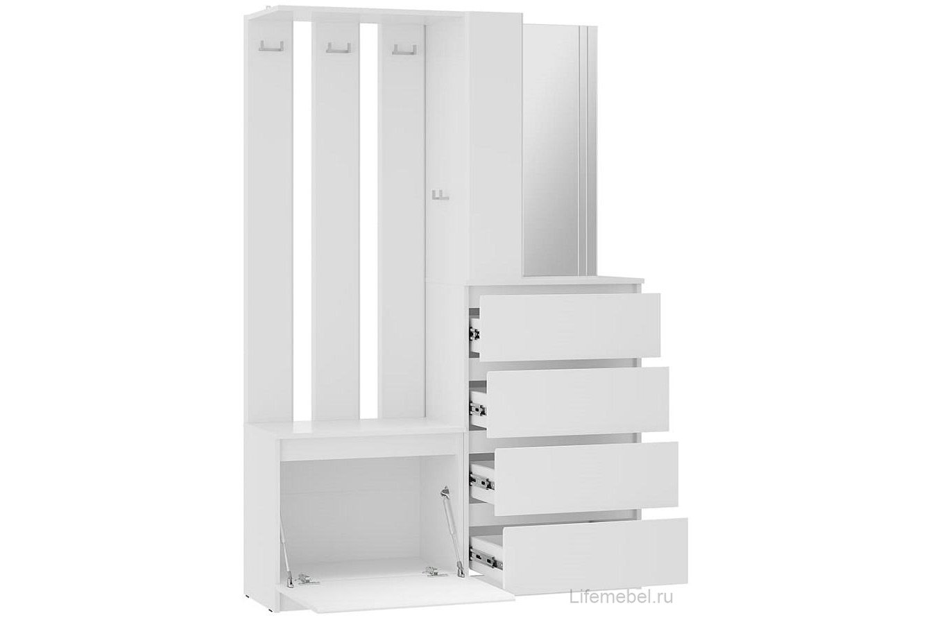 Готовая прихожая Симпл ПР-04 белый