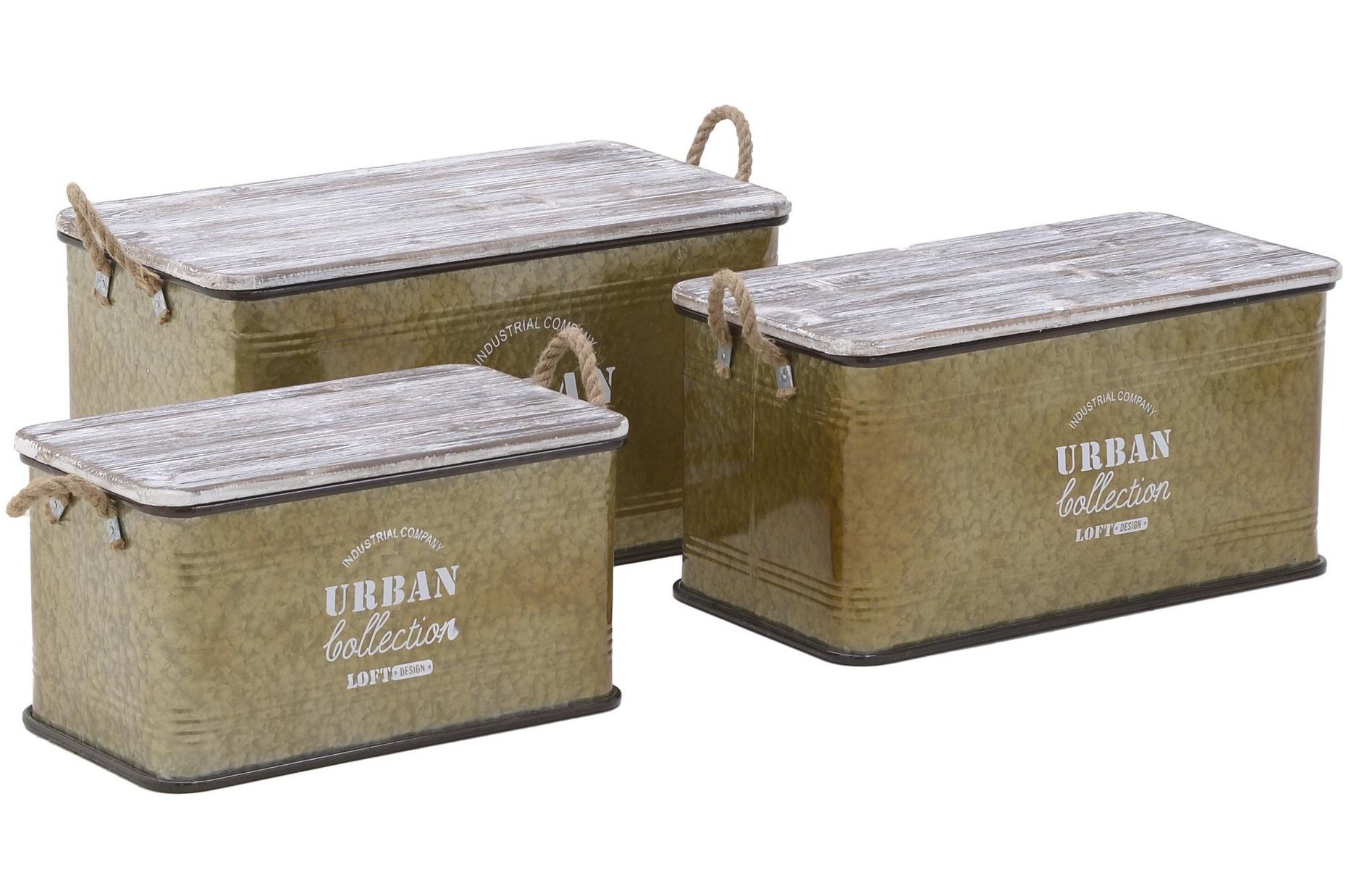 Комплект пуфиков Jacqueline золотой