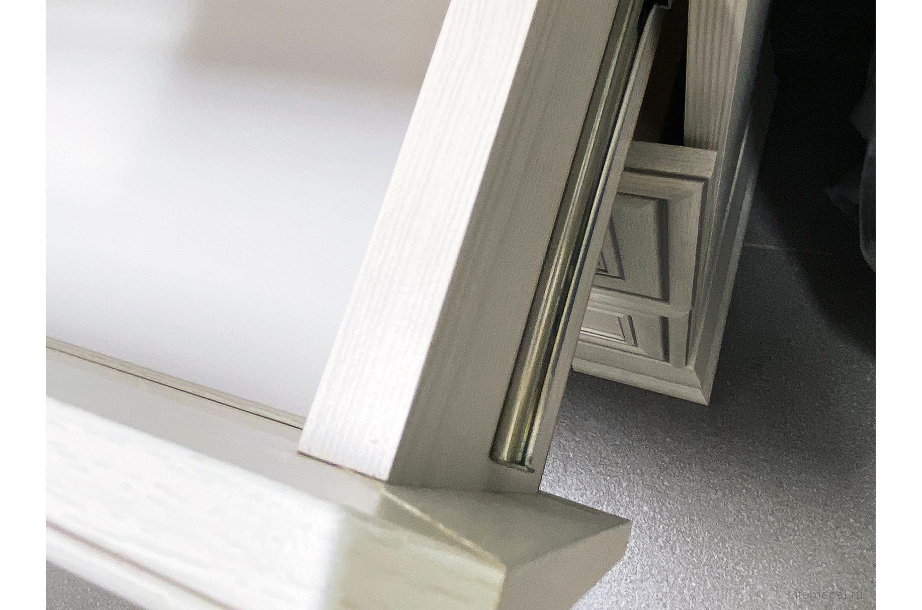 Обувница Tiffany 3D вудлайн кремовый