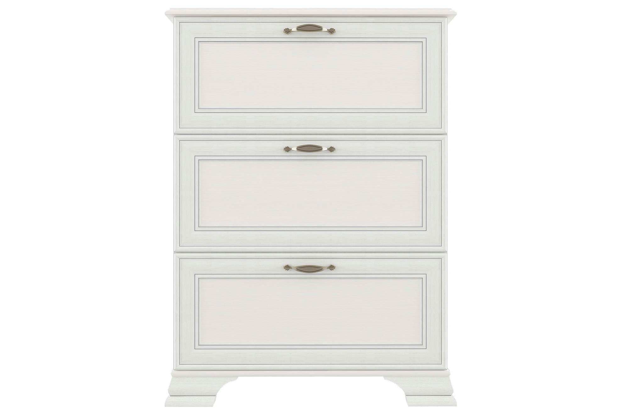 Обувница Tiffany 3D вудлайн кремовый