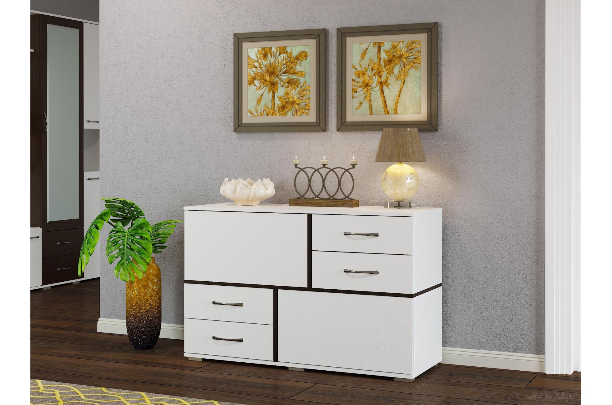 Комод Дамар белый