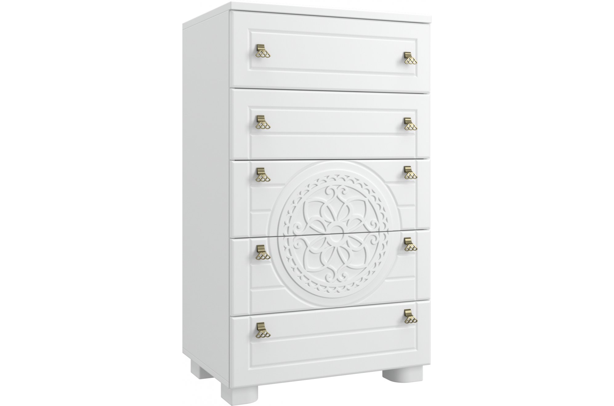 Комод Монблан МБ-35К белое дерево