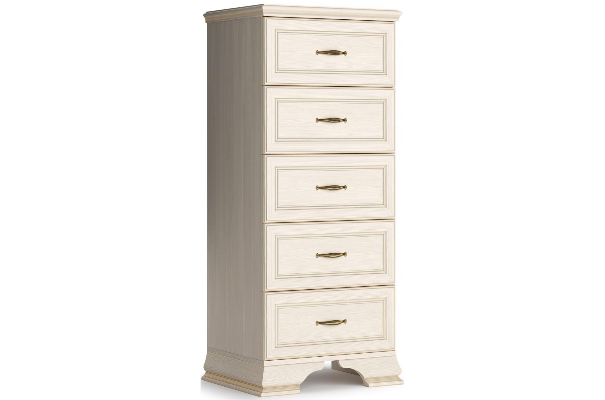 Комод Циус бодега белый / патина / золото