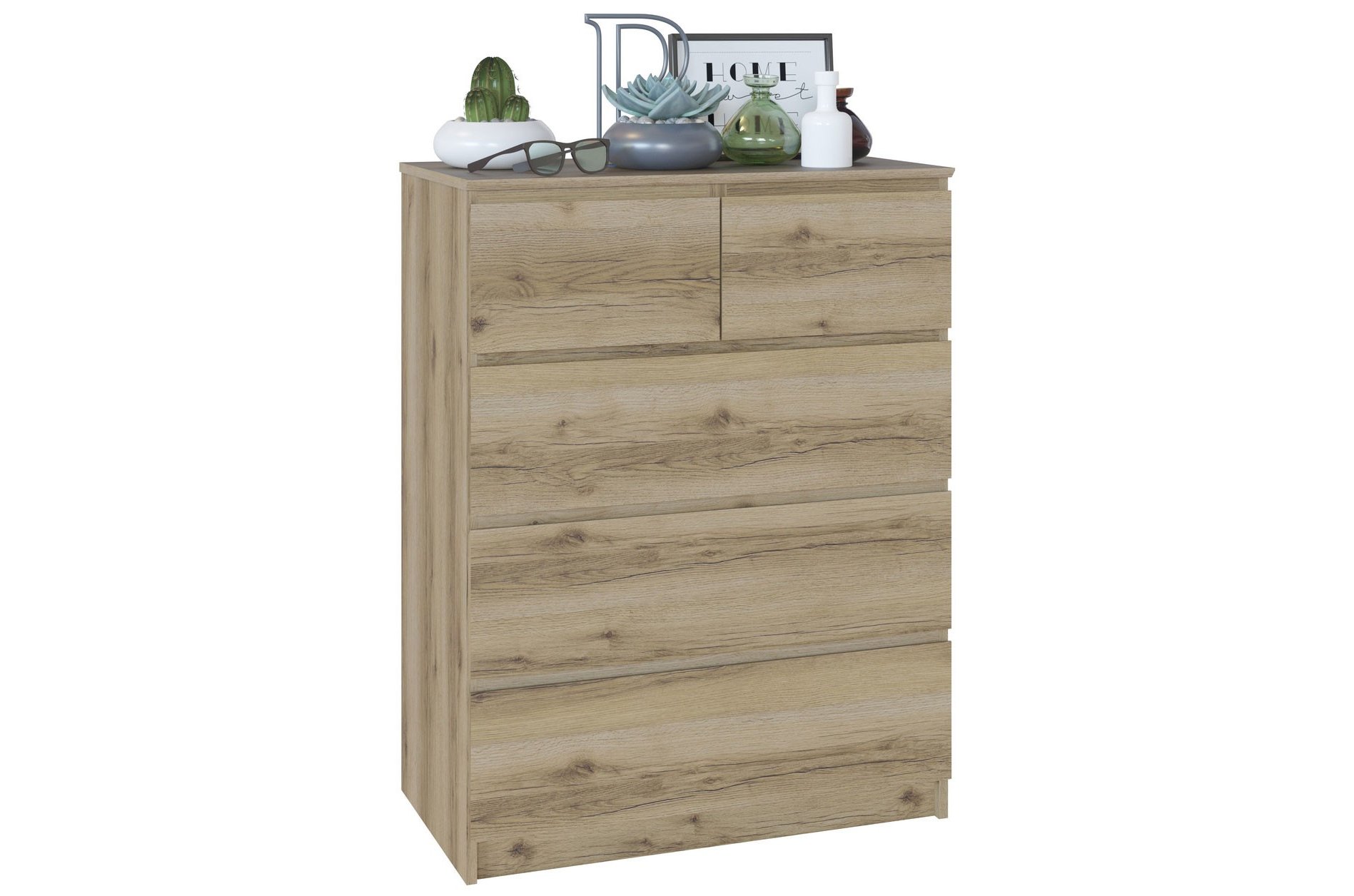 Комод Т-5р дуб делано