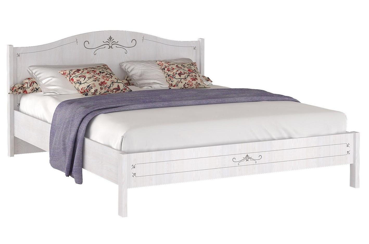 Двуспальная кровать Афродита 05 160х200 см лиственница сибио