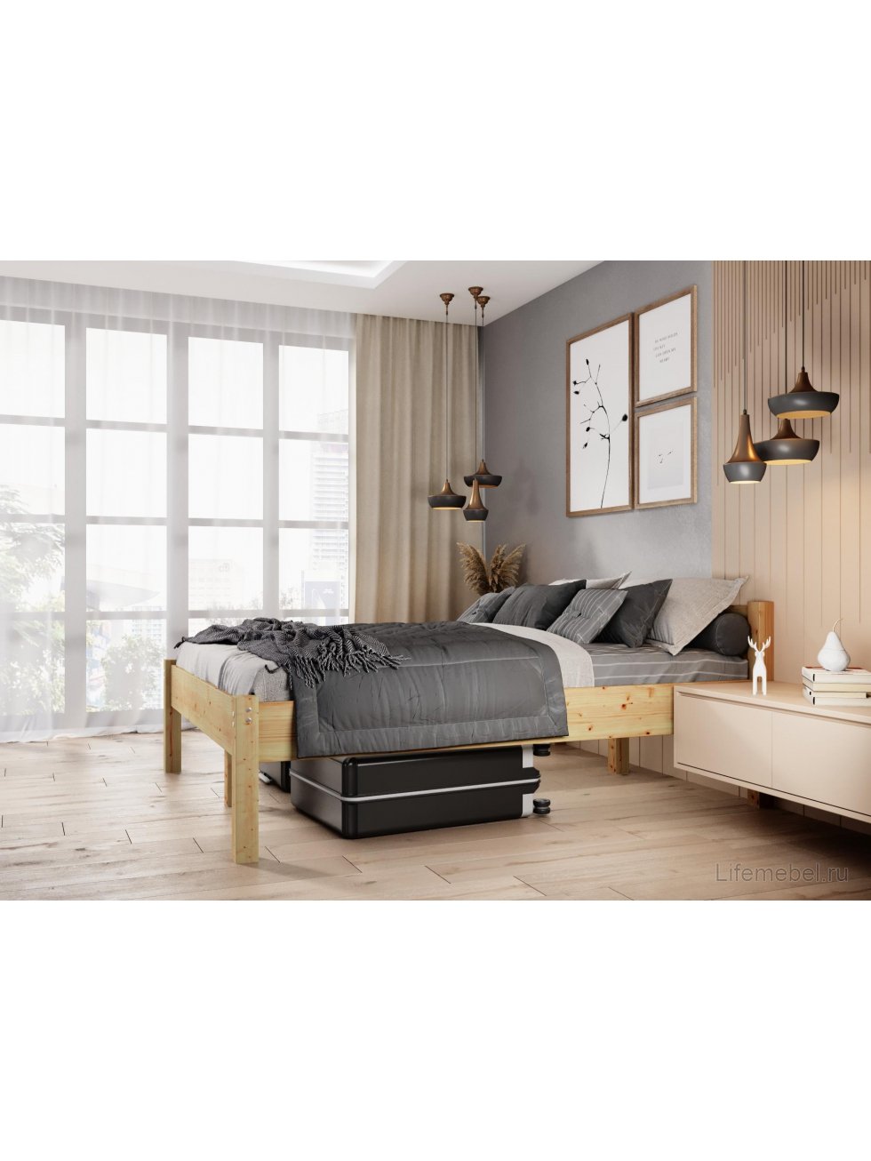 Двуспальная кровать Василиса 160х200