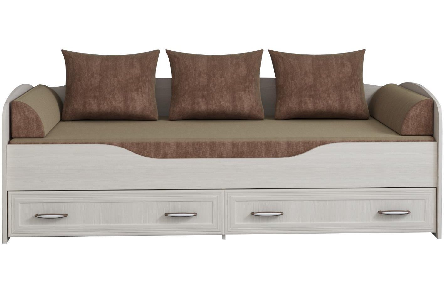 Односпальная кровать Колибри 80 х 190 см бодега с матрасом